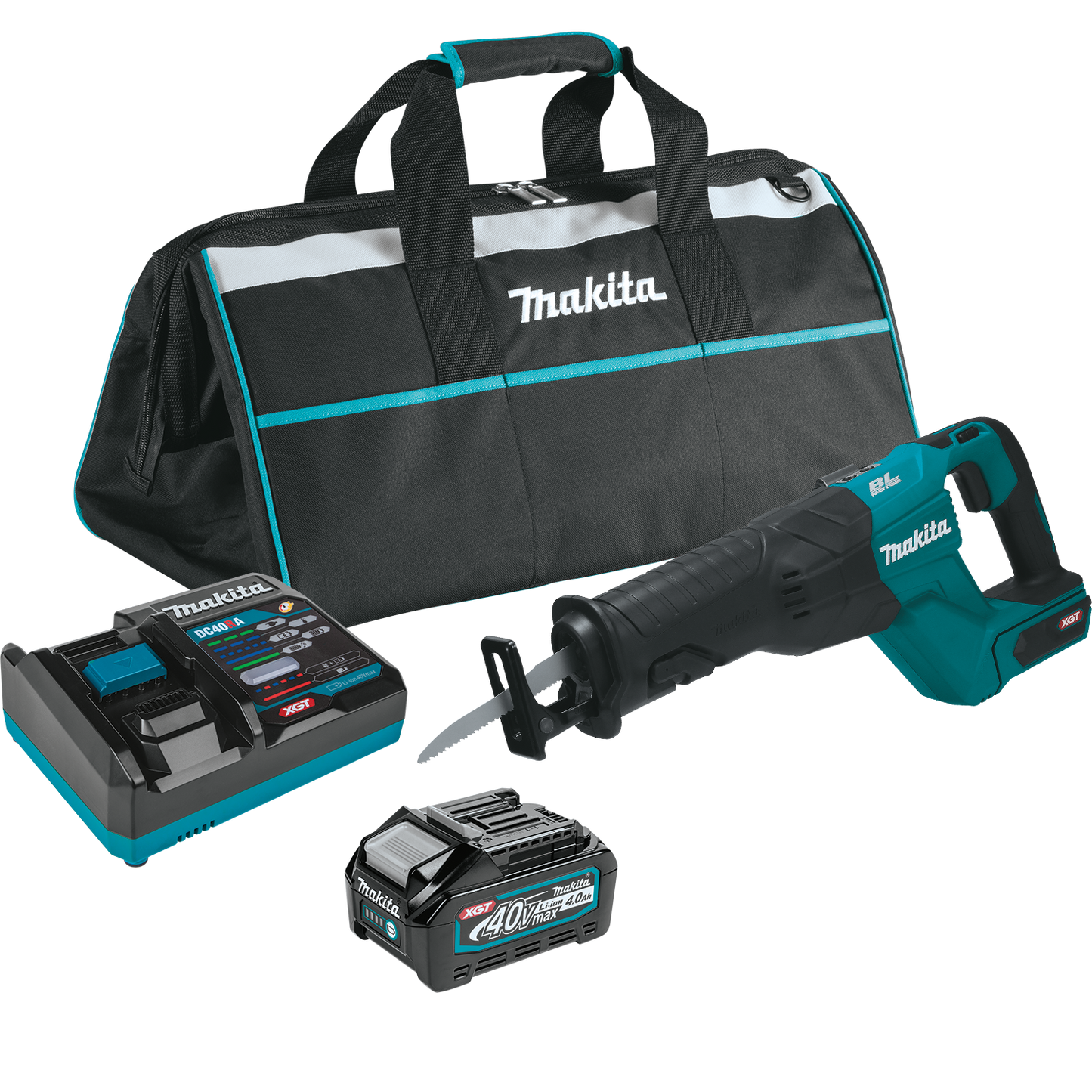 Makita GRJ01M1 40V max XGT® Brushless Cordless Recipro Saw Kit (4.0Ah)