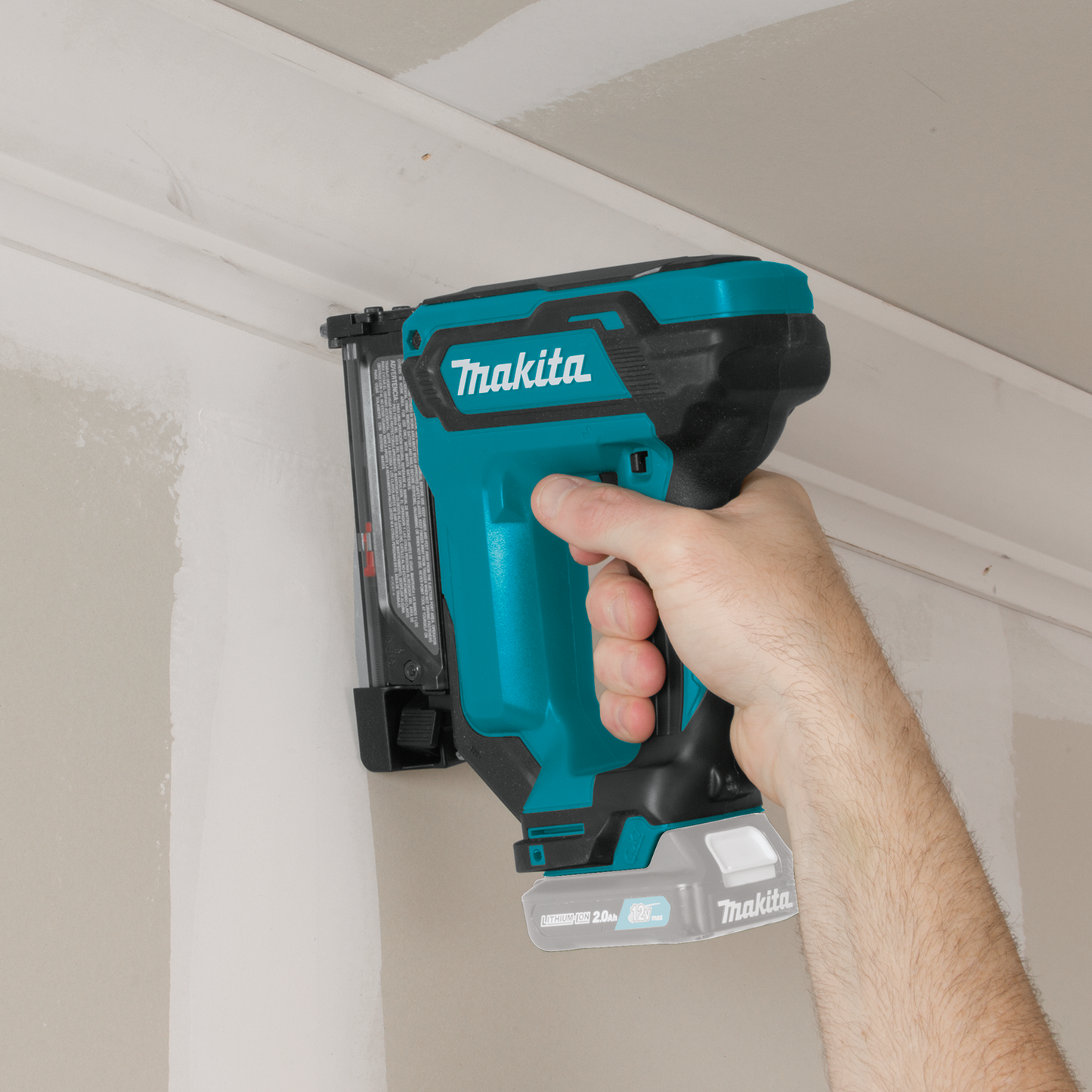 Makita TP03Z 12V max CXT® Lithium‑Ion Cordless Pin Nailer, 23 Ga., Tool Only