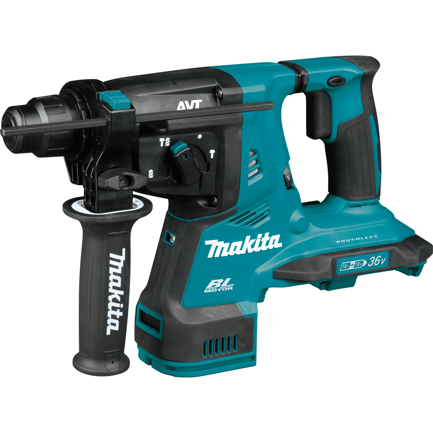 Makita XRH08Z 36V (18V X2) LXT® Brushless 1‑1/8" SDS‑PLUS AVT® Rotary Hammer, Tool Only