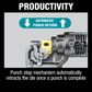 Makita XPP01ZK 18V LXT® Lithium‑Ion Cordless 5/16" Metal Hole Puncher, Tool Only