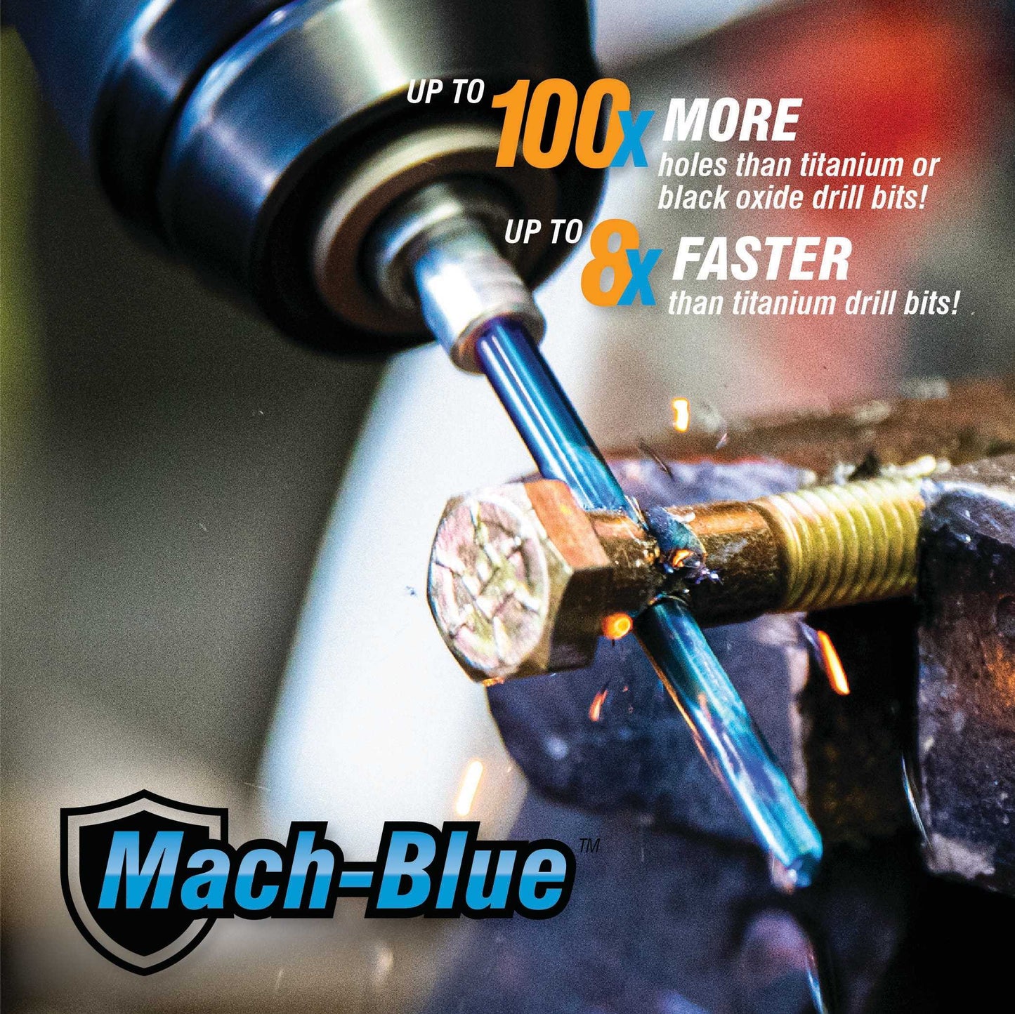 Spyder 19000 Spyder Stinger Mach-Blue 1/16-In 2-1/2-In High-Speed Steel Twist Drill Bit