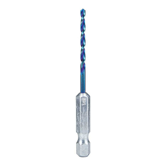 Spyder 19002 Spyder Stinger Mach-Blue 3/32-In X 2-7/8-In High-Speed Steel Twist Drill Bit