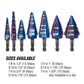 Spyder 19019 Mach-Blue 1/4-in 13-Step Drill Bit (1/8-in to 1/2-in)