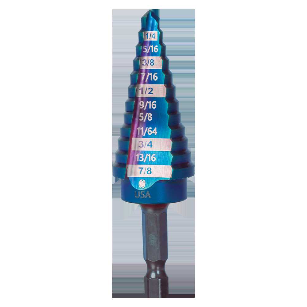 Spyder 19022 Mach-Blue 1/4-in 12-Step Drill Bit (3/16-in to 7/8-in)