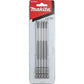Makita 191V04-6 #2 Square Power Bit, 6‑1/8", 5/pk