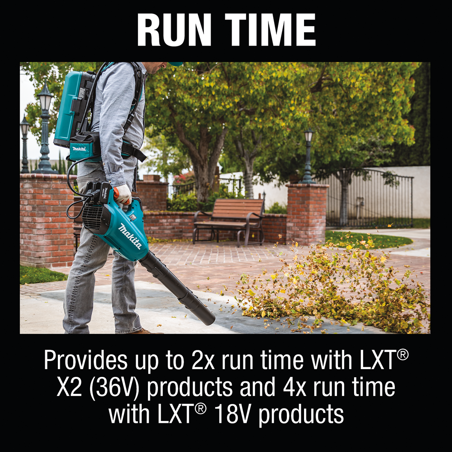 Makita PDC01G6 ConnectX™, LXT®, LXT® X2 and XGT® Portable Backpack Power Supply with 6 Batteries (6.0Ah)