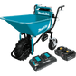 Makita XUC01PTX1 18V X2 LXT® Brushless Cordless Power‑Assisted Wheelbarrow Kit (5.0Ah)