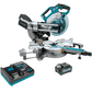 Makita GSL02M1 40V max XGT® Brushless Cordless 8‑1/2" Dual‑Bevel Sliding Compound Miter Saw Kit, AWS® Capable (4.0Ah)
