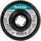 Makita T-03953 X‑LOCK 4‑1/2" 120 Grit Type 27 Flat Blending and Finishing Flap Disc for X‑LOCK and All 7/8" Arbor Grinders