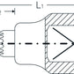 Stahlwille 5060014 59X M14 Screwdriver Sockets