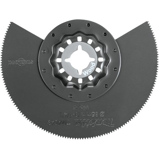 Makita B-67044 Starlock® Oscillating Multi‑Tool 3‑1/4" High Carbon Steel Round Segmented Saw Blade
