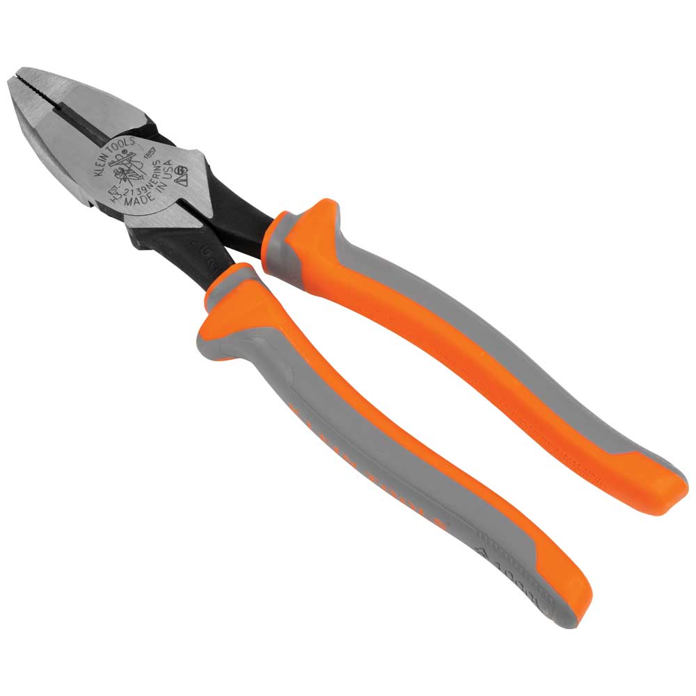 Klein Tools 2139NERINS Insulated Pliers, Side Cutters, 9-Inch