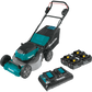 Makita XML07PT1 36V (18V X2) LXT® Brushless 21" Commercial Lawn Mower Kit with 4 Batteries (5.0Ah)