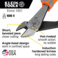 Klein Tools 2288RINS Diagonal Cutting Pliers, Insulated, High Leverage, 8-Inch