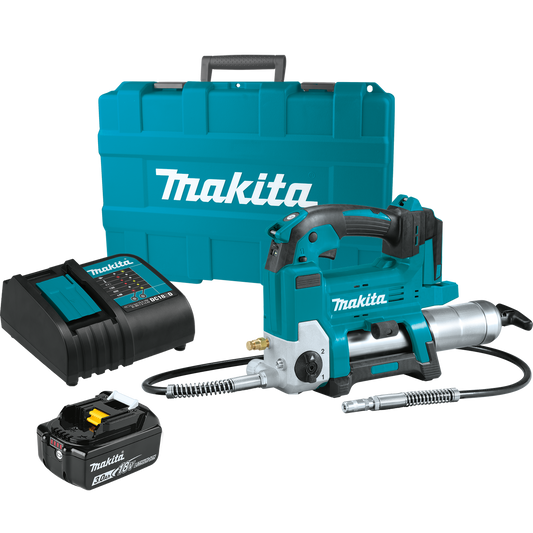 Makita XPG01S1 18V LXT® Lithium‑Ion Cordless Grease Gun Kit (3.0Ah)