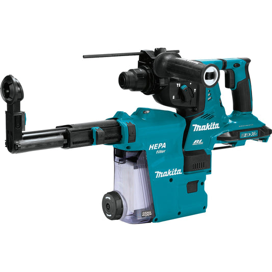 Makita XRH10ZW 36V (18V X2) LXT® Brushless 1‑1/8" SDS‑PLUS AVT® Rotary Hammer, w/ HEPA Dust Extractor, AFT®, AWS® Capable, Tool Only