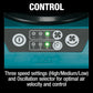 Makita DCF301Z 18V LXT® Lithium‘Ion Cordless/Corded 13" Fan, Tool Only