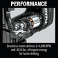 Makita XRH06ZB 18V LXT® Lithium‑Ion Sub‑Compact Brushless Cordless 11/16" SDS‑PLUS Rotary Hammer, Tool Only