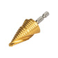 Klein Tools 25961 Step Drill Bit, Spiral Double-Fluted, 7/8-Inch To 1-1/8-Inch, Vaco