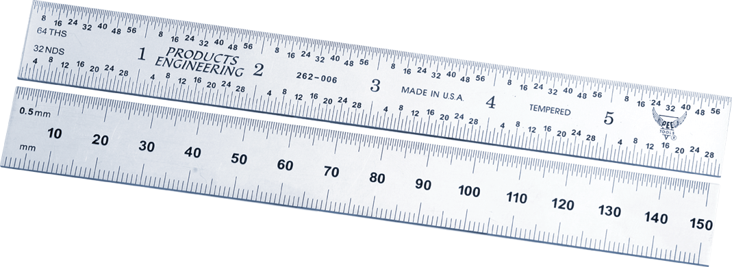 PEC Tools 402-006E 6³ 4R Rigid Rule