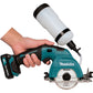 Makita CC02R1 12V max CXT® Lithium‑Ion Cordless 3‑3/8" Tile/Glass Saw Kit (2.0Ah)