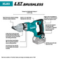 Makita XSJ03Z 18V LXT® Lithium‑Ion Brushless Cordless 14 Gauge Straight Shear, Tool Only