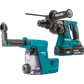 Makita XRH011TWX 18V LXT® Lithium‑Ion Brushless Cordless 1" SDS‑PLUS Rotary Hammer Kit, w/ HEPA Dust Extractor Attachment (5.0Ah)