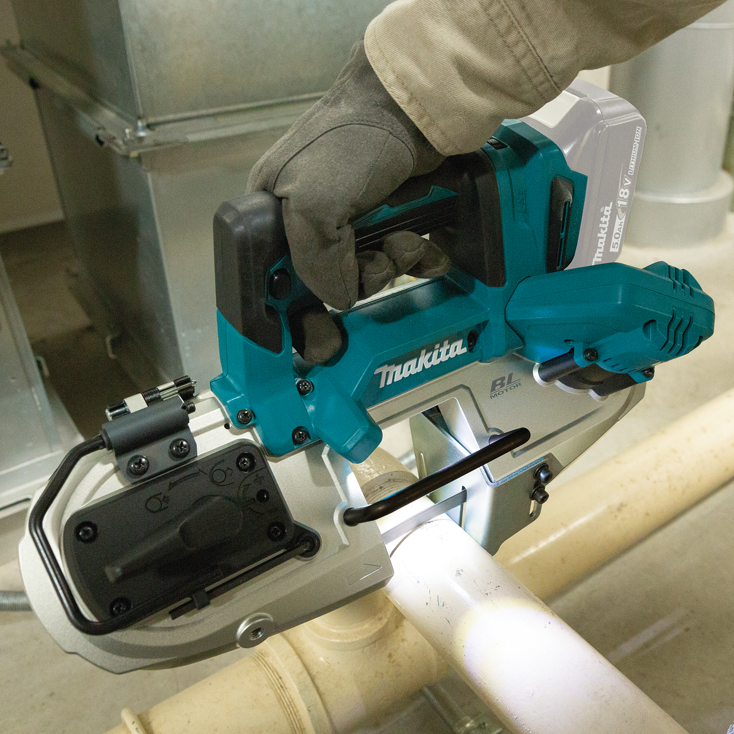 Makita XBP04Z 18V LXT® Lithium‑Ion Compact Brushless Cordless Band Saw, Tool Only