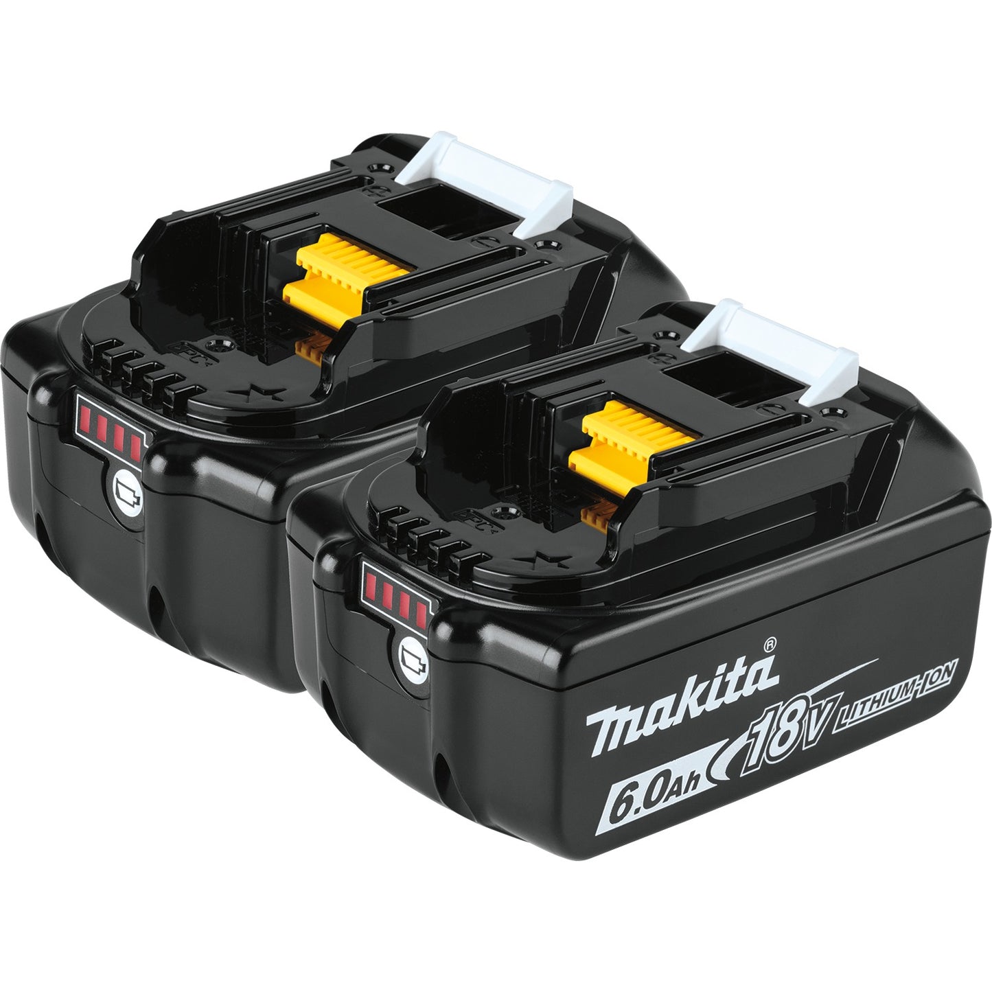 Makita BL1860B-2 18V LXT® Lithium‑Ion 6.0Ah Battery, 2/pk