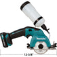 Makita CC02R1 12V max CXT® Lithium‑Ion Cordless 3‑3/8" Tile/Glass Saw Kit (2.0Ah)