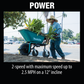 Makita XUC01X2 18V X2 LXT® Brushless Cordless Power‑Assisted Flat Dolly, Tool Only