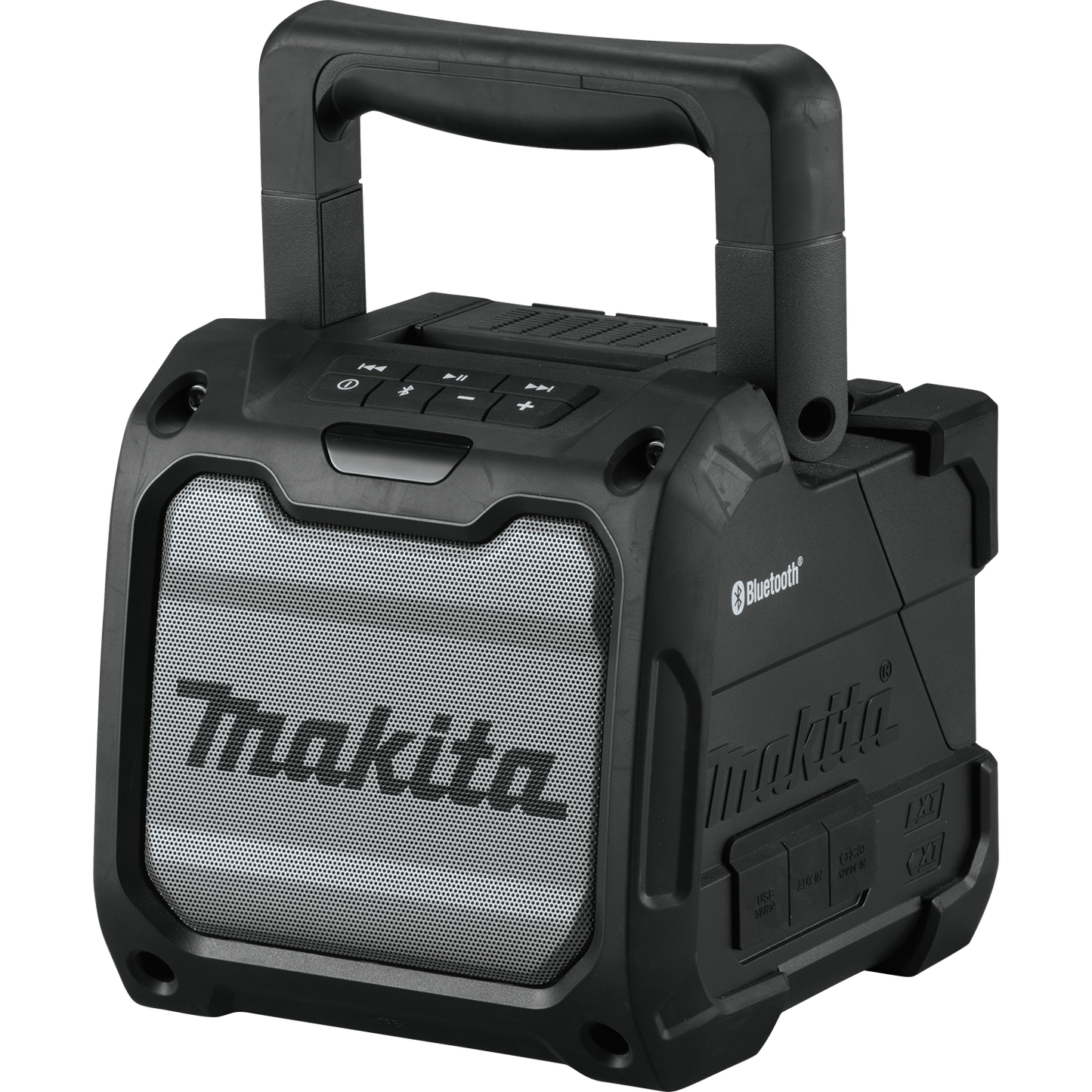 Makita XRM08B 18V LXT® / 12V max CXT® Lithium‑Ion Cordless/Corded Bluetooth® Job Site Speaker, Tool Only