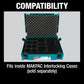 Makita P-83674 MAKPAC Interlocking Case Universal Insert Tray with Foam Lid