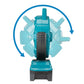 Makita CF001GZ 40V max XGT® Cordless/Corded 9‑1/4" Fan, Tool Only