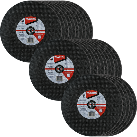 Makita B-64705-25 14" x 3/32" x 1" Abrasive Cut‑Off Wheel, 25/pk