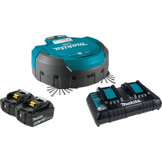 Makita DRC200PT 18V X2 LXT® Brushless Cordless Robotic Vacuum Kit (5.0Ah)