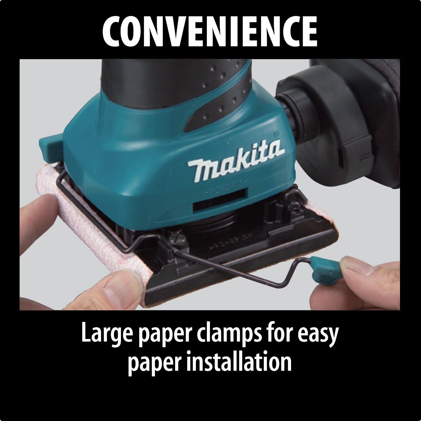 Makita BO4556K 1/4 Sheet Finishing Sander, with Tool Case