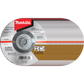 Makita A-96001-25 6" x 1/4" x 5/8‑11" Hubbed INOX Grinding Wheel, 36 Grit, 25/pk