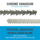 Spyder 300004 Spyder Double-Sided 4-In 10-Tpi T-Shank Chrome/Vanadium Blade Set (2-Pack)