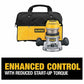 Dewalt DW618K 2-1/4 Hp Electronic Vs Fixed Base Router Kit