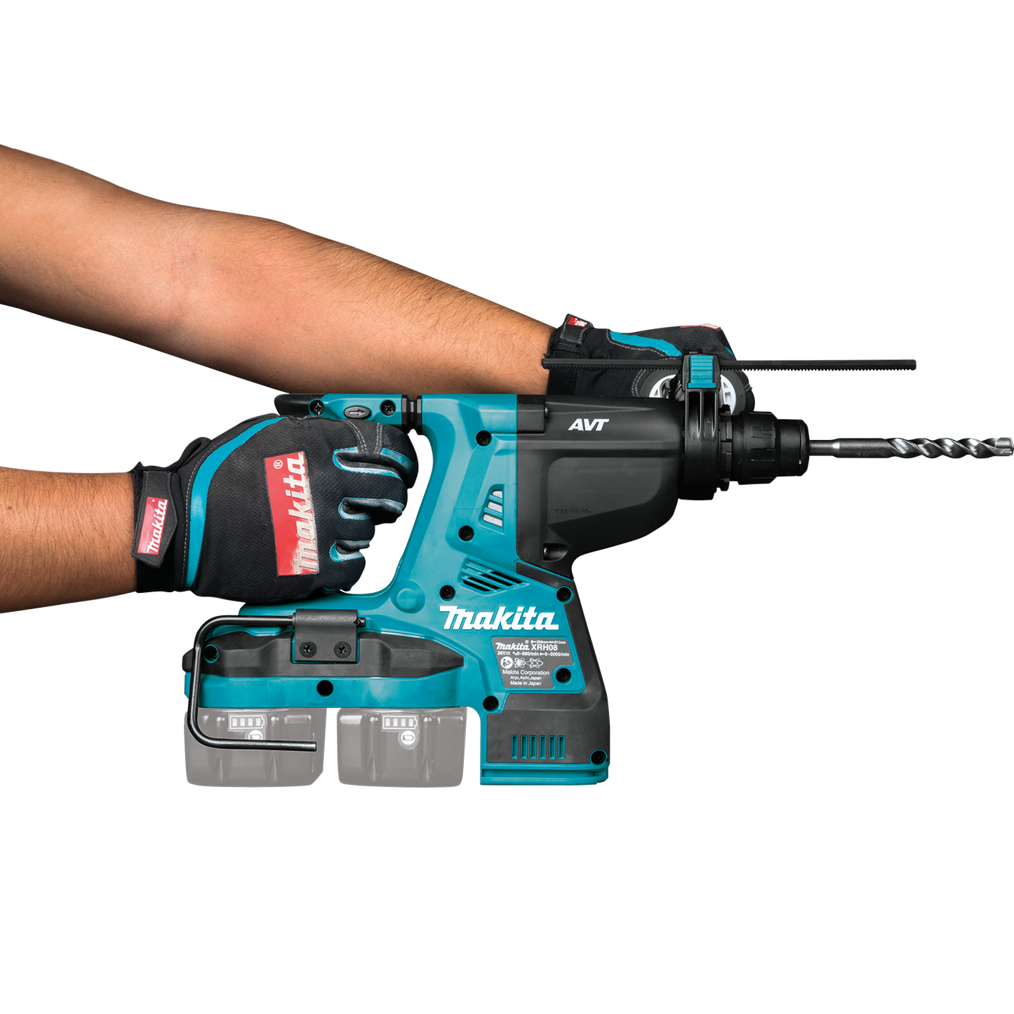 Makita XRH08Z 36V (18V X2) LXT® Brushless 1‑1/8" SDS‑PLUS AVT® Rotary Hammer, Tool Only