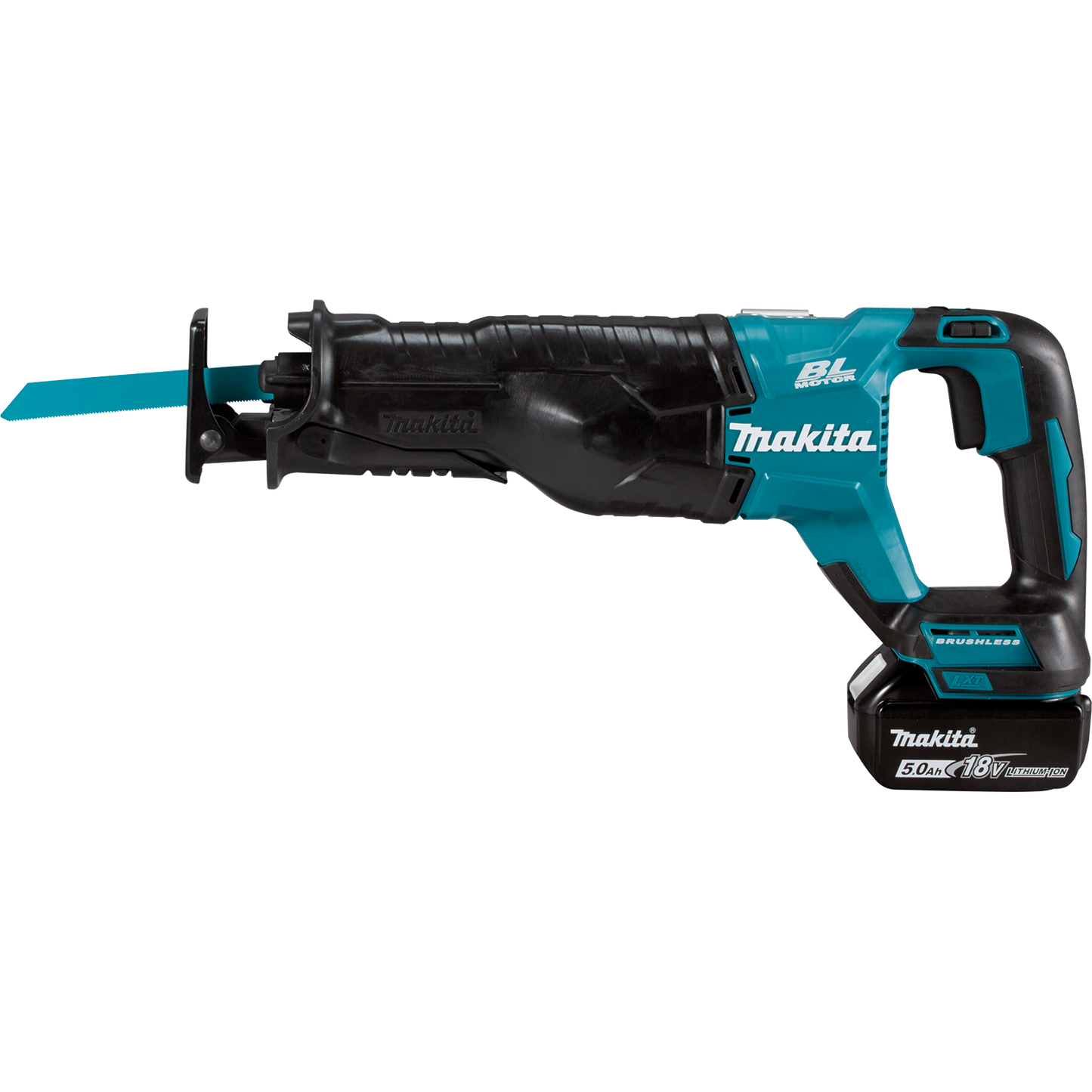 Makita XRJ05T 18V LXT® Lithium‑Ion Brushless Cordless Recipro Saw Kit (5.0Ah)