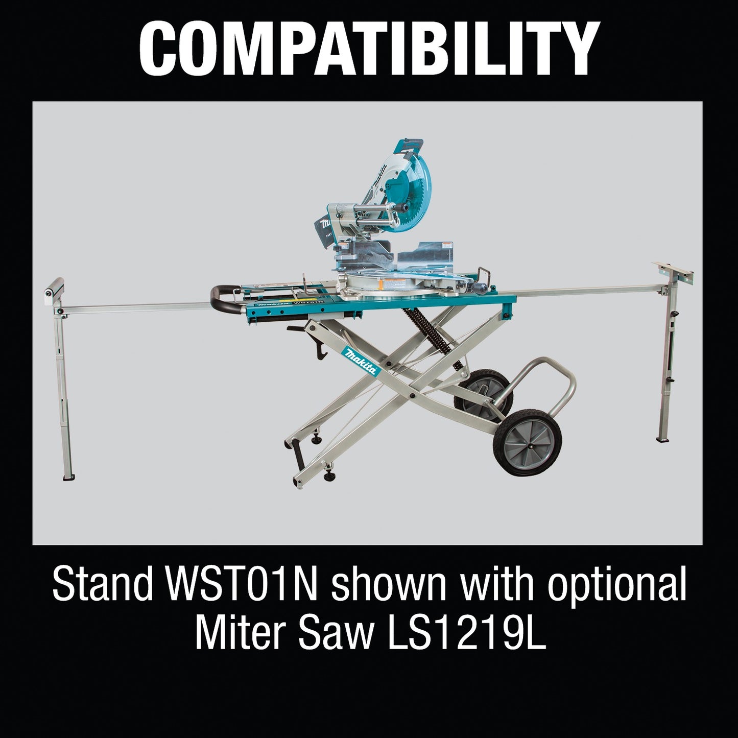 Makita WST01N Large Rising Base Miter Saw Stand