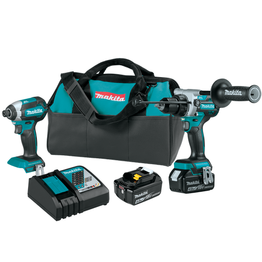 Makita XT291M 18V LXT® Lithium‑Ion Brushless Cordless 2‑Pc. Combo Kit (4.0Ah)