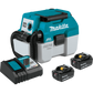 Makita XCV11T 18V LXT® Lithium‑Ion Brushless Cordless 2 Gallon HEPA Filter Portable Wet/Dry Dust Extractor/Vacuum Kit (5.0Ah)