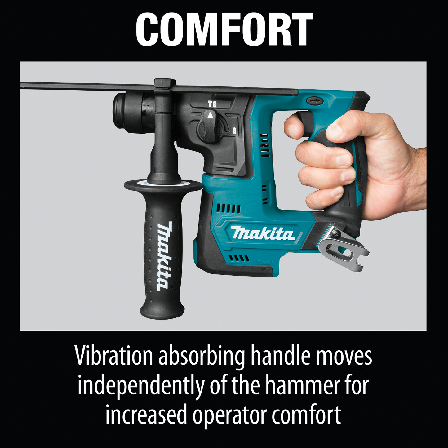 Makita RH02Z 12V Max Cxt® Lithiumion Cordless 9/16" Rotary Hammer, Accepts Sdsplus Bits, Tool Only