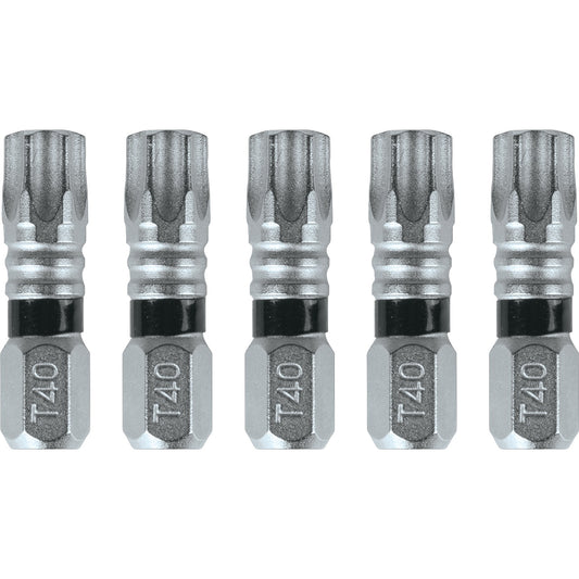 Makita E-10609 Impact XPS® T40 Torx 1" Insert Bit, 5/pk