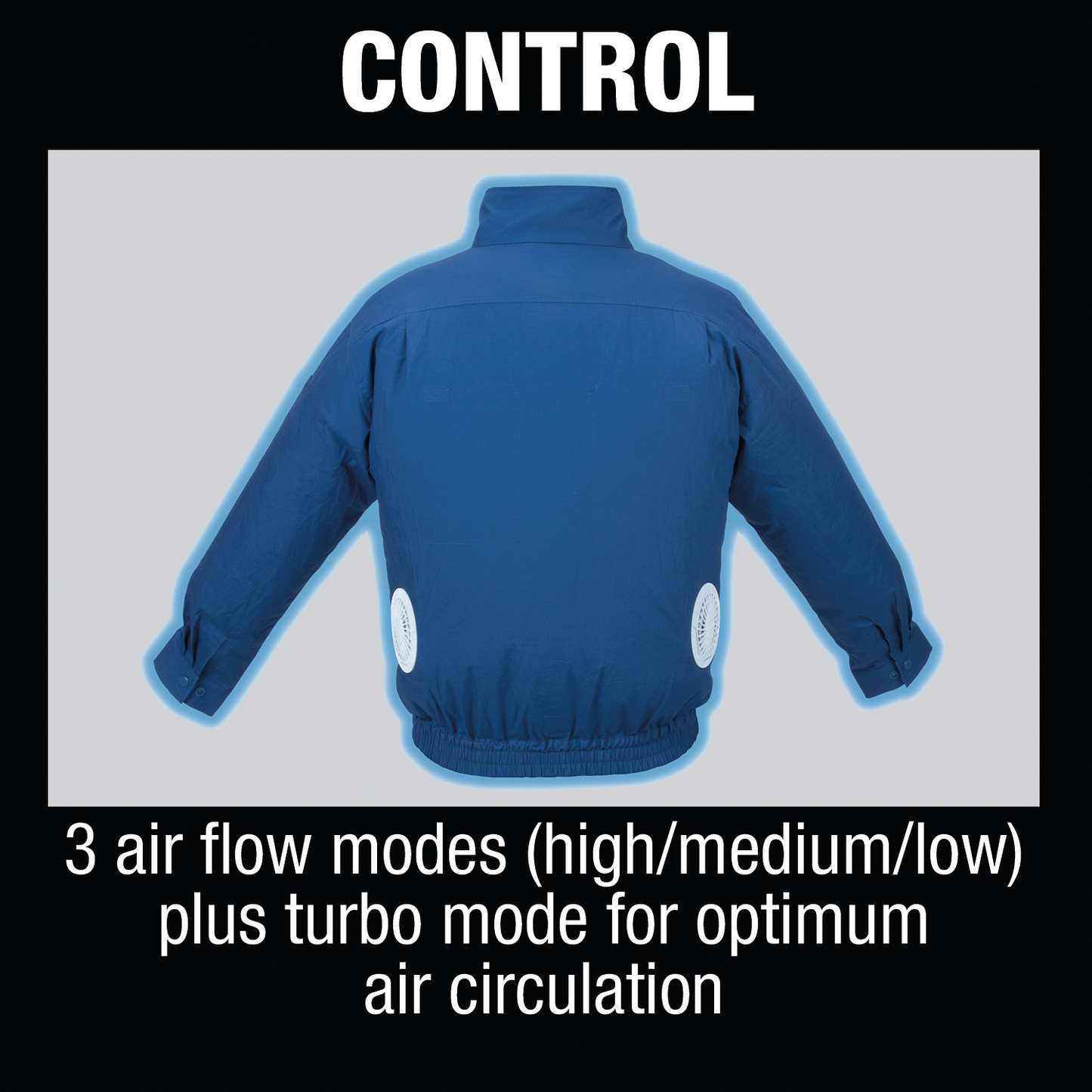 Makita DFJ304ZS 18V LXT® Lithium‑Ion Cordless Cotton Fan Jacket, Jacket Only (S)