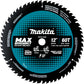Makita B-66983 12" 60T Carbide‑Tipped Max Efficiency Miter Saw Blade