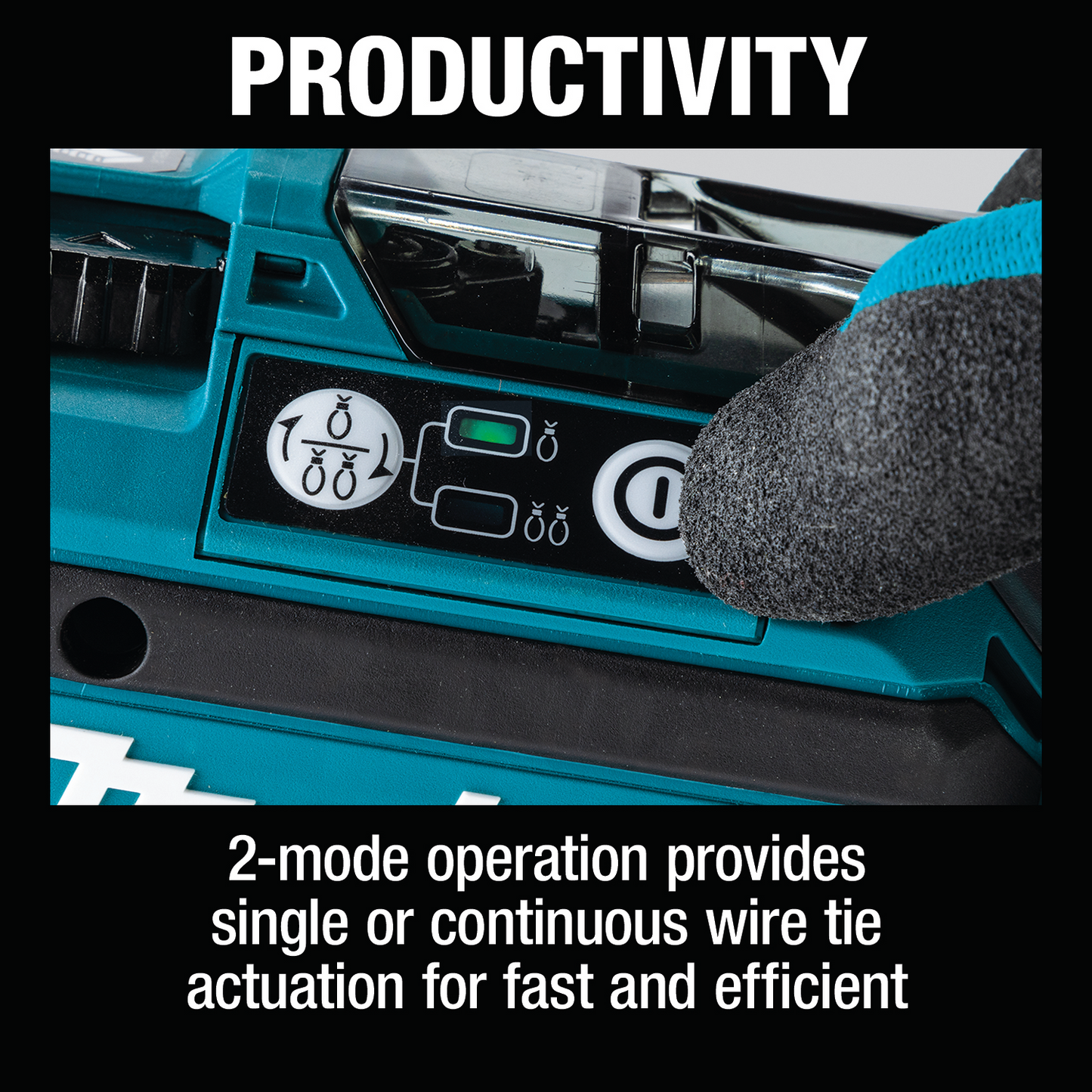 Makita XRT02TK 18V LXT® Lithium‑Ion Brushless Cordless Deep Capacity Rebar Tying Tool Kit (5.0Ah)